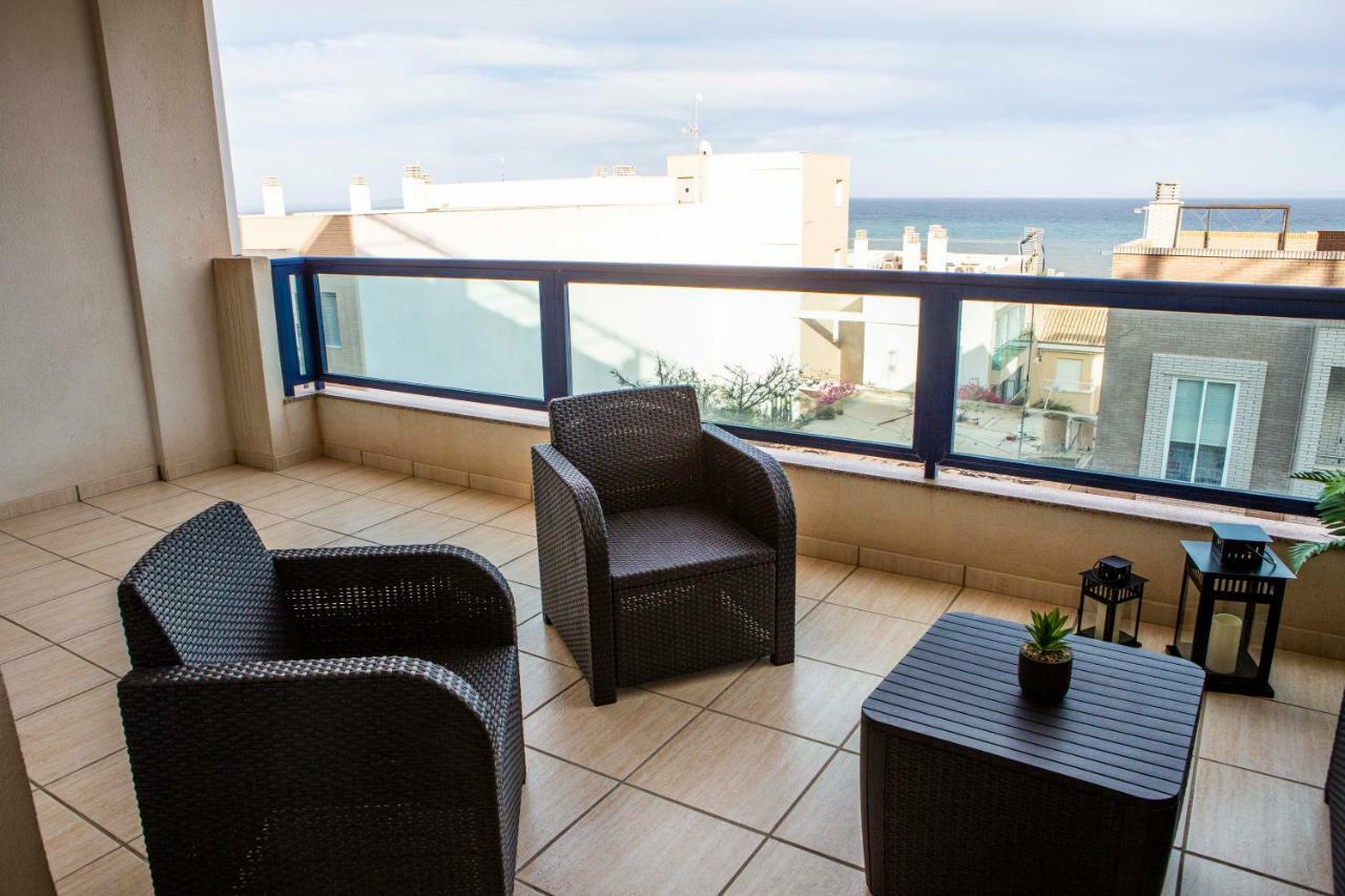 Apartment Las Sirenas, Wifi 100 Mb, Sea View Roquetas de Mar Luaran gambar